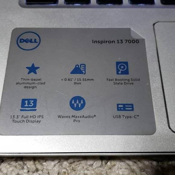 Dell Inspiron 7370 FHD TOUCH Laptop - i5-8250U CPU✔8GB RAM✔1TB SSD✔WIN 11 - Picture 8 of 12